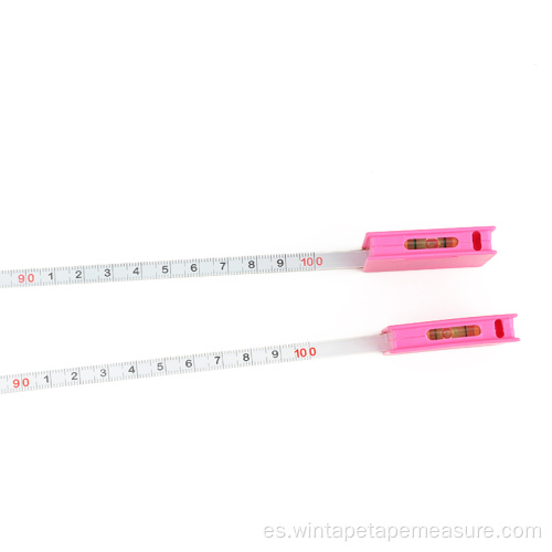 Mini cinta métrica de acero promocional rosa